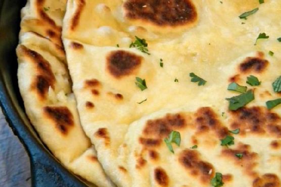 Garlic-butter naan