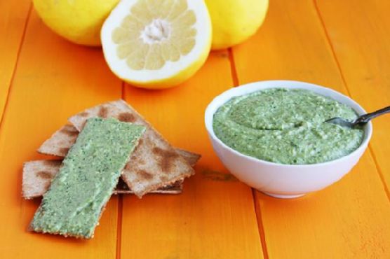 Basil grapefruit pesto