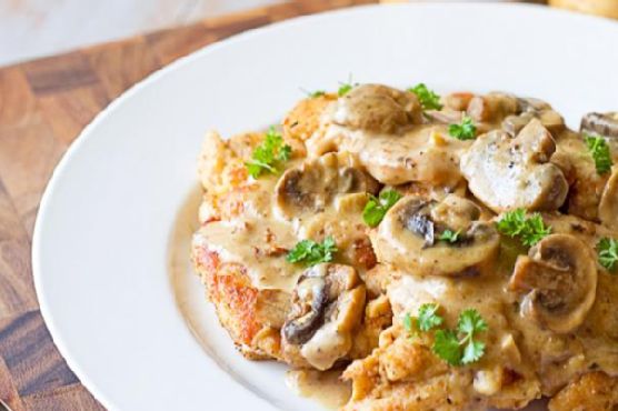 Valentine's chicken marsala