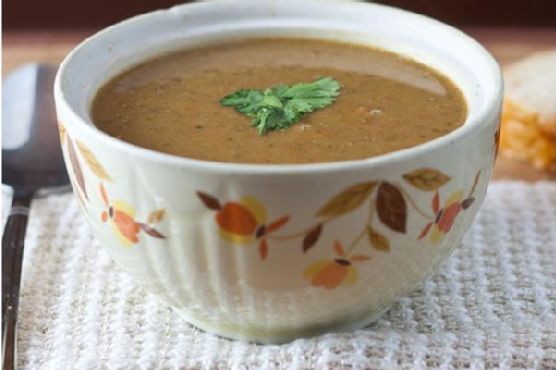 Lusciously lemony lentil soup