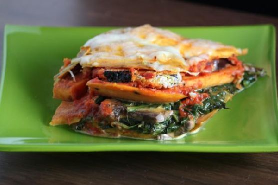 Sweet potato lasagne