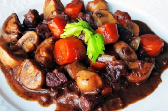 Easy beef bourguignon