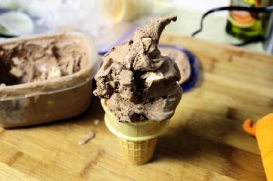 Rocky road ice cream