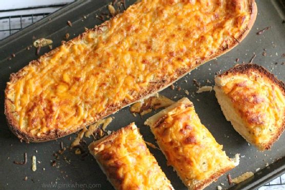 Easy cheesy garlic bread