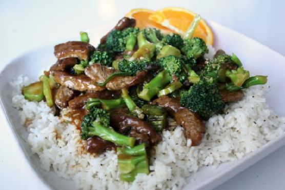 Easy ginger beef broccoli