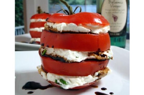 Tomato stack salad