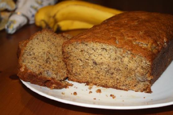 Traditional banana bread