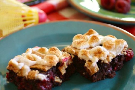 S'mores-n-berry bars