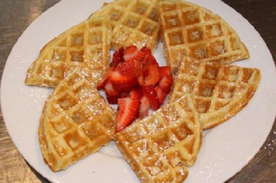 Breakfast: waffles