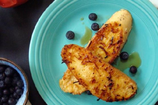 Spicy coconut french toast