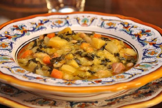 Hearty minestrone soup