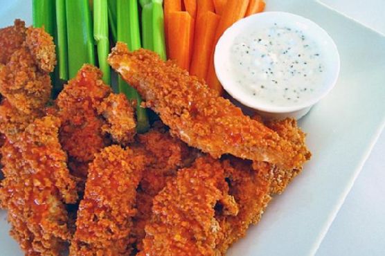 Boneless buffalo strips