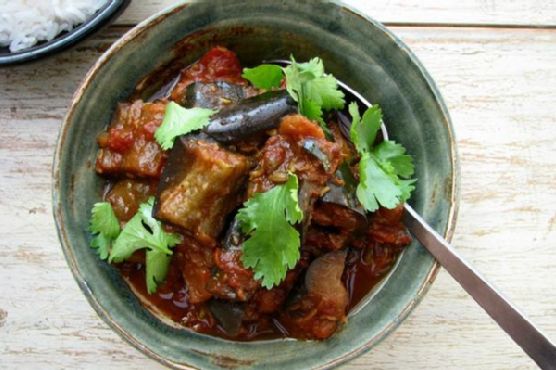 Easy eggplant curry