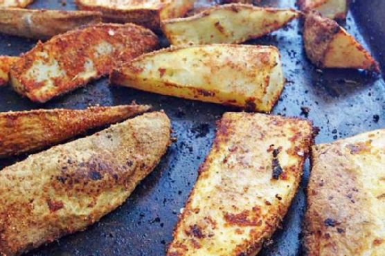 Cajun potato wedges