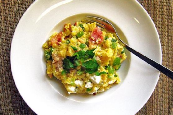 Dad’s breakfast polenta