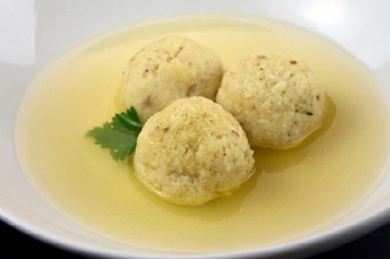 Classic matzo ball soup