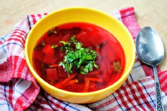 Vegan beet borscht