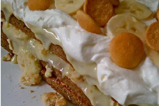 Banana pudding cake