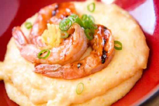 Barbecued shrimp & grits