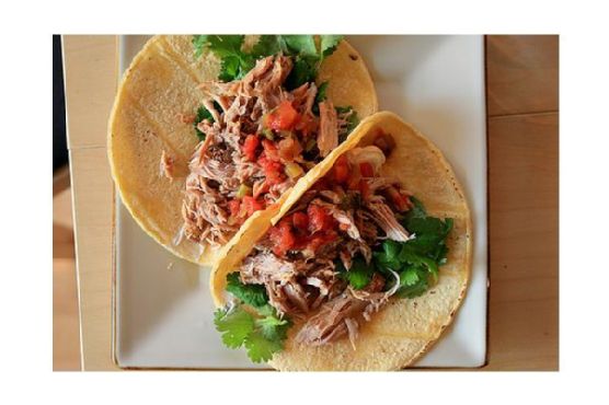 Pork carnitas tacos