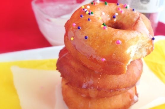 Homemade pumpkin spice doughnuts