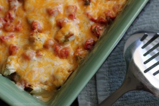 Homemade king ranch chicken casserole