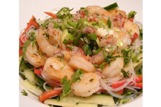 Grilled lemongrass shrimp