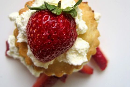 Strawberry shortcake with mini strawberry poptarts