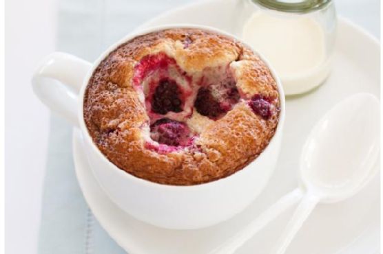 Blackberry clafoutis