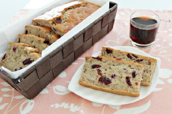 Banana, cranberry and apple bread