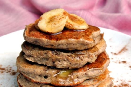 Buckwheat banana pancakes