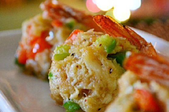 Crab cake stuffed shrimp