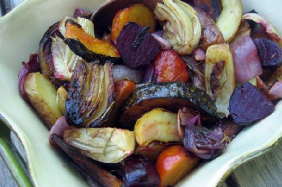 Balsamic roasted vegetables