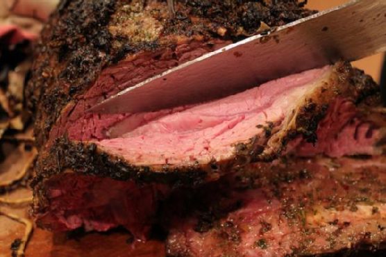 Garlic herb prime rib roast