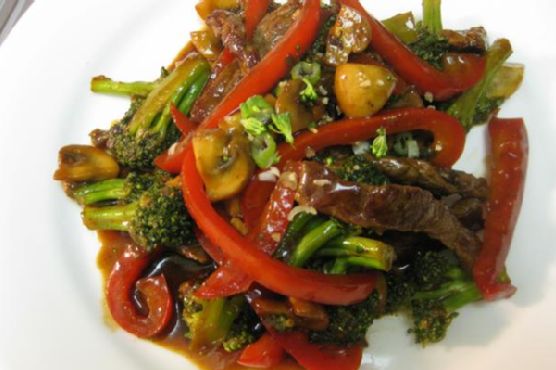 Beef teriyaki stir fry