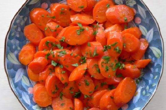 Agave glazed carrots