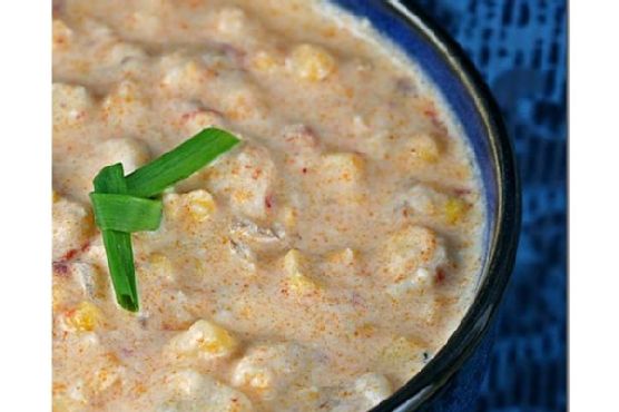 Crabby corn chowder