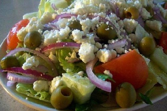 Greek side salad