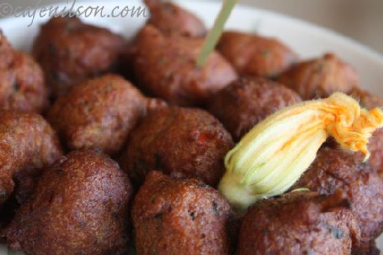 Spicy banana zucchini balls