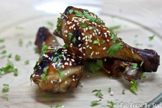 Balsamic-honey chicken drumsticks