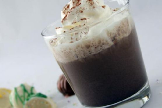 Dark chocolate cinnamon easter eggnog