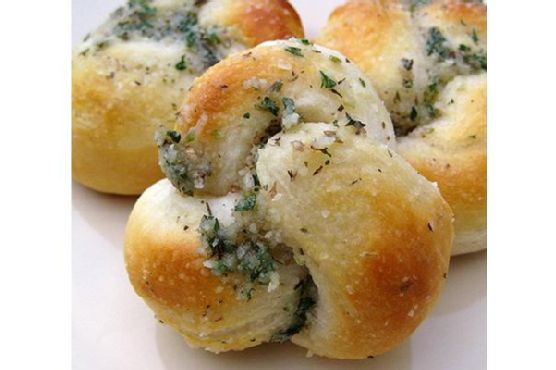 Easy parmesan knots