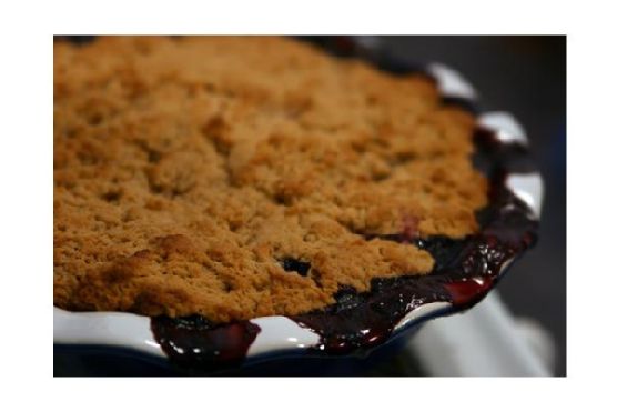 Blueberry cobbler