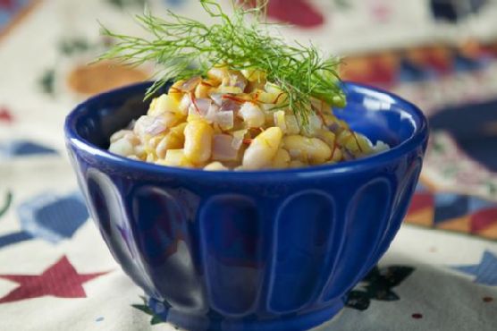 Cannellini bean fennel side dish