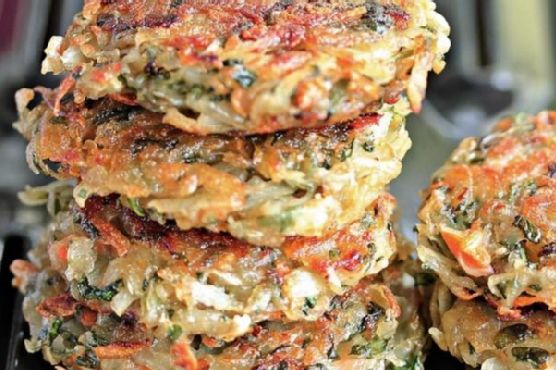 Spinach carrot hashbrowns