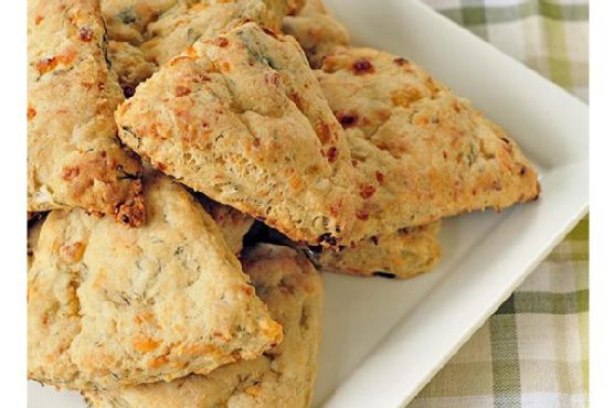 Savory cheese dill scones