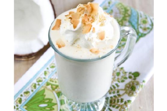 Coconut cream pie vegan milkshake