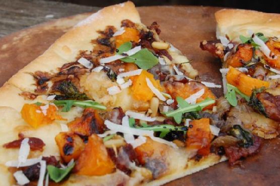 Butternut squash pizza