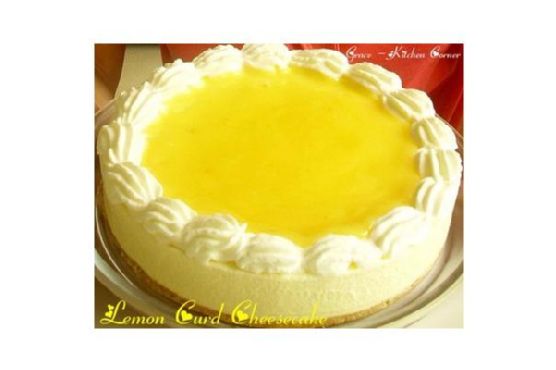 Lemon curd cheesecake