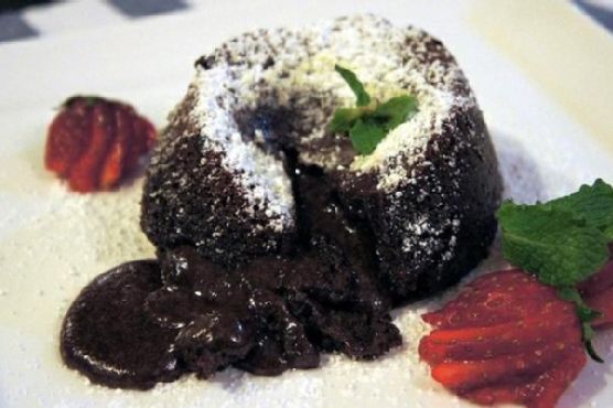 Molten chocolate liquor cakes